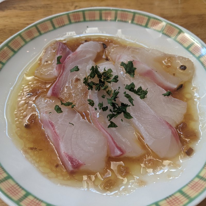 極旨のカルパッチョ(トラットリア ラ マルゲリータ )