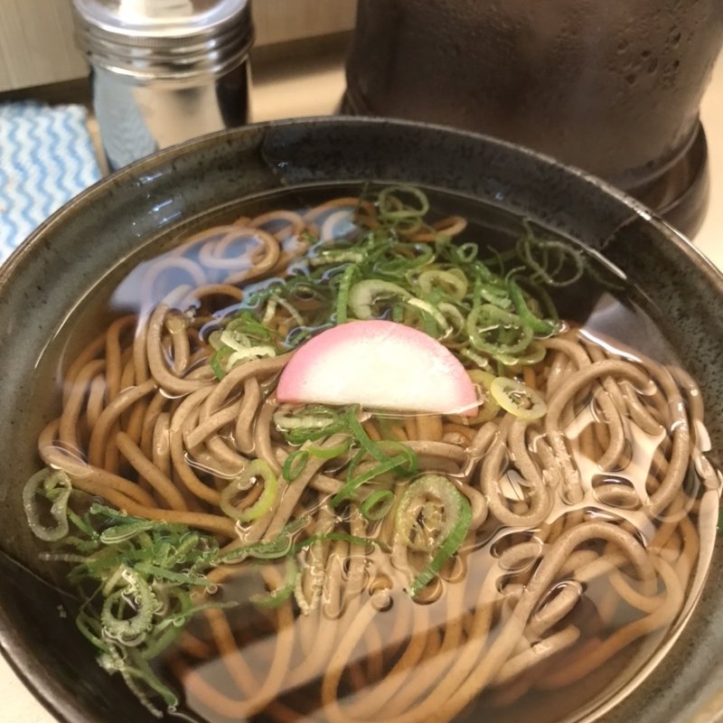 かけそば(南海そば 天王寺店)