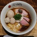 ポルチー二醤油らぁ麺(特製トッピング)(入鹿TOKYO)