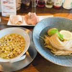 上昆布水つけそば(自家製麺オオモリ製作所壬生店)