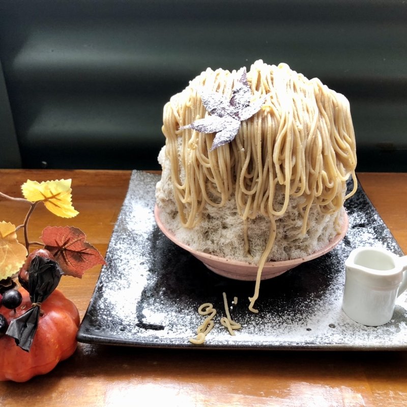 利平栗のかき氷(Parlor Vinefru 銀座)