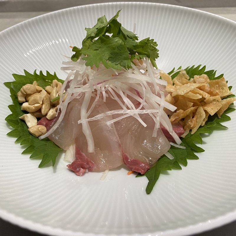 刺身サラダ(老虎菜 阪神梅田店)