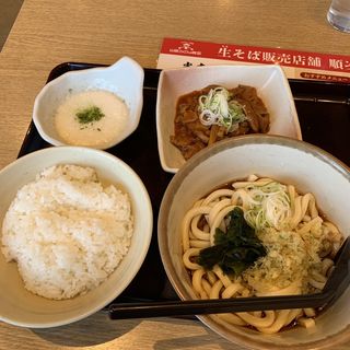 赤パンチ定食(山田うどん食堂 小谷田バイパス店)