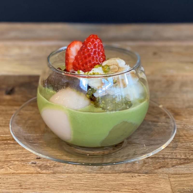 豆腐白玉のミニパフェ(SIPPO MEET UP CAFE)