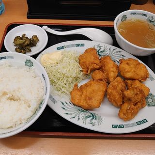 唐揚げ定食(日高屋 バル小山店 )