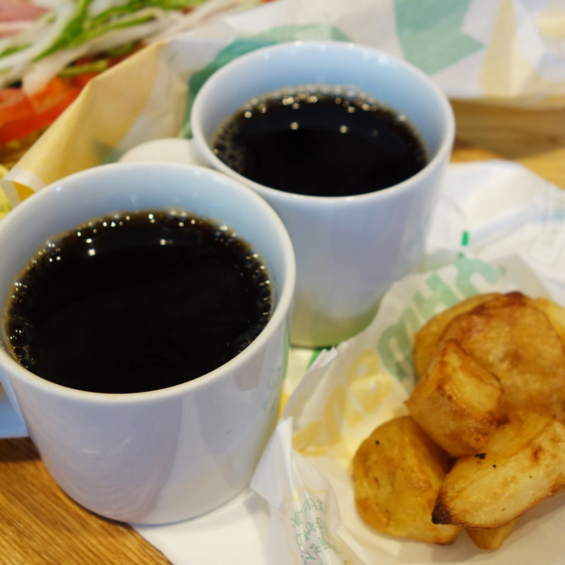 ドリンク＆ポテトセット(シアトルズベストコーヒー＆サブウェイ 六本松店)