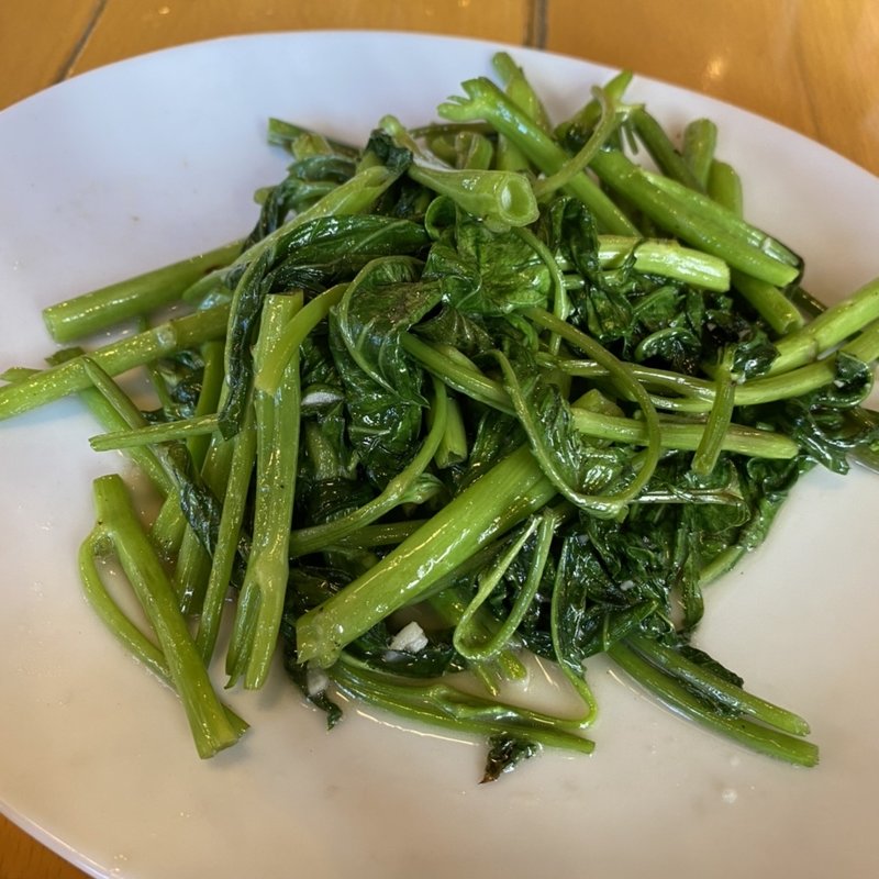 空芯菜炒め(中国ラーメン 揚州商人 第二産業南中野店)