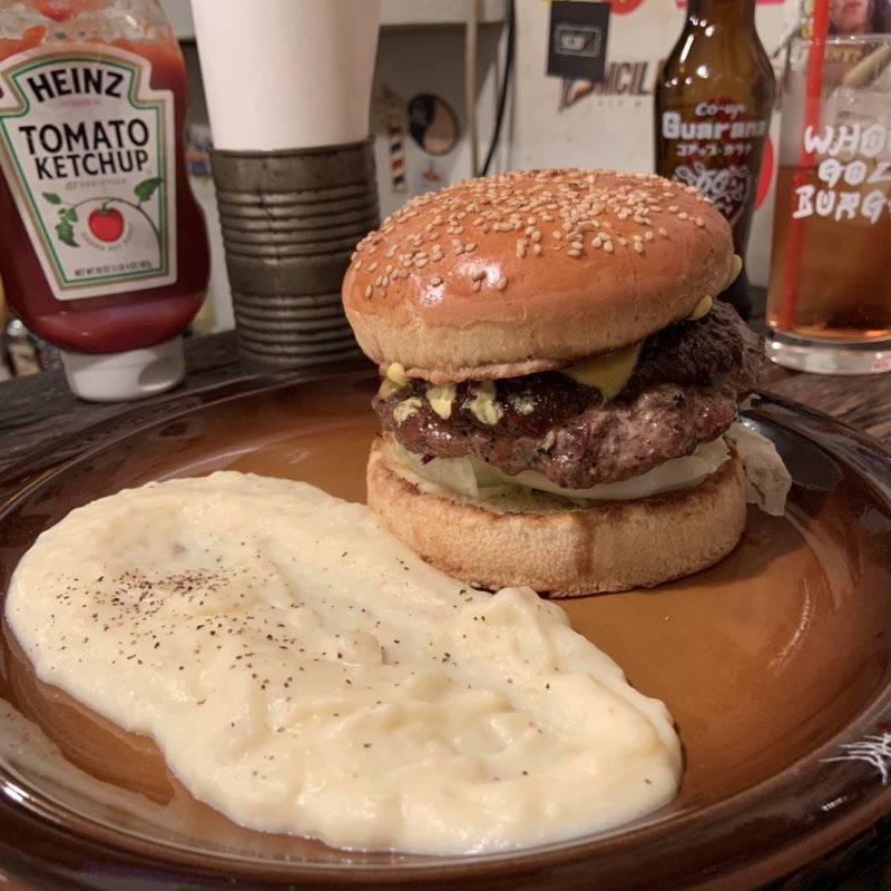 バーベキューウーピー（バーベキューソースのバーガー）(W.P. GOLD BURGER)