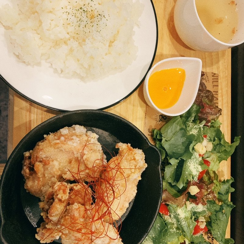 からあげランチ(カレーダイニングCooo)