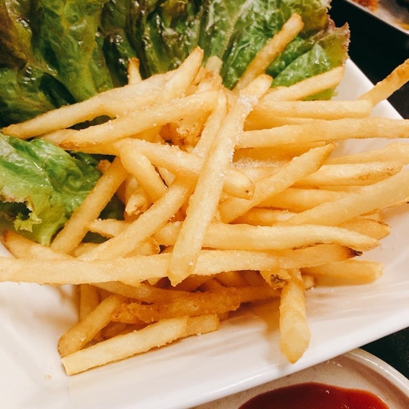 フライドポテト(チキンオブロック)