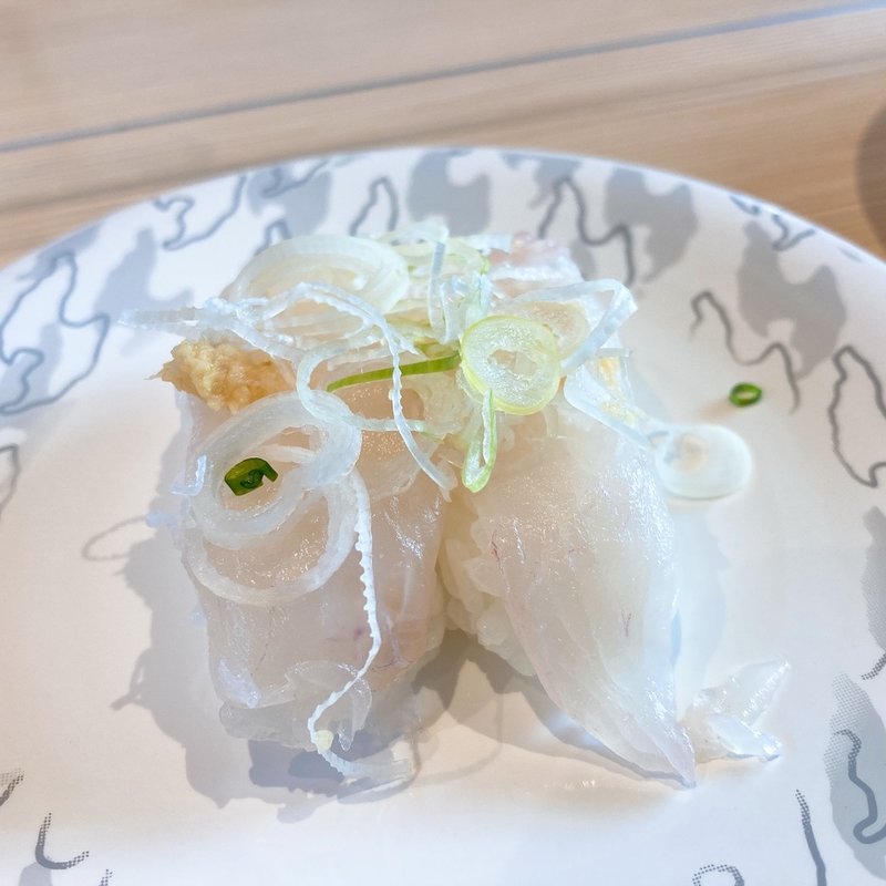 かわはぎ(回転寿司弁慶　万代シテイ店)