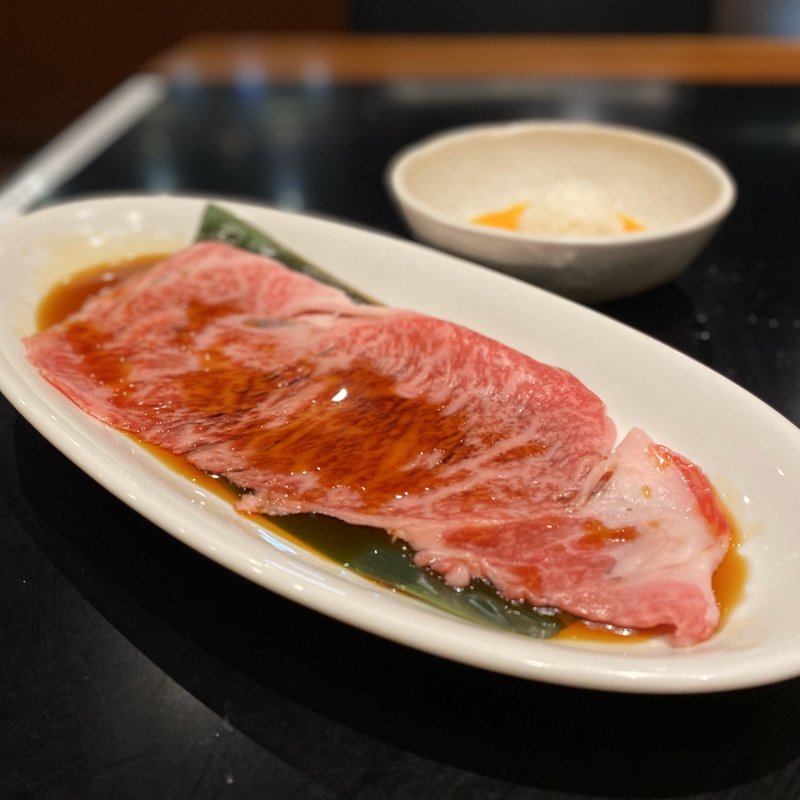 名物!!焼きすきロース(焼肉 スギモト アスナル金山店)