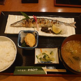 秋刀魚塩焼き定食(旬彩遊膳　かねきや （カネキヤ）)