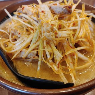 北海道味噌肉ネギらーめん(麺場 田所商店 池上店)