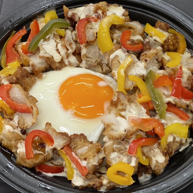 唐揚げ丼(夢屋)
