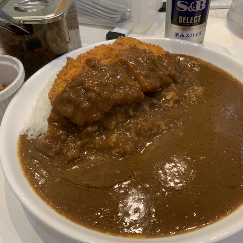 ロースカツカレー(カレーの王様 西新宿店 （カレーノオウサマ）)