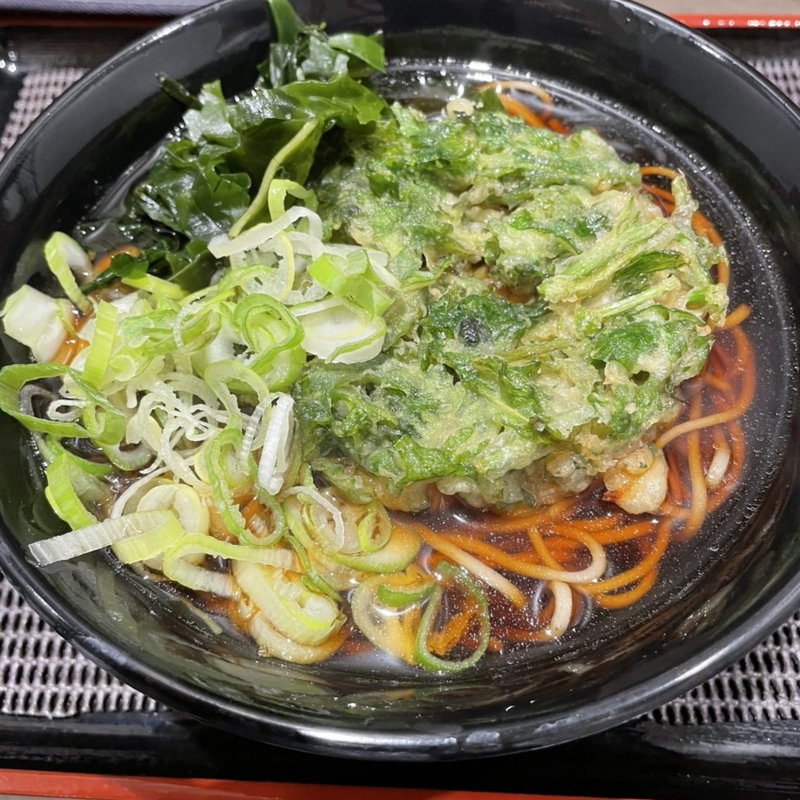 春菊そば(名代 富士そば 川崎西口店)