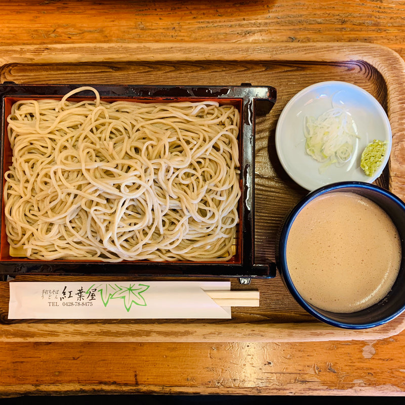くるみそば(紅葉屋)