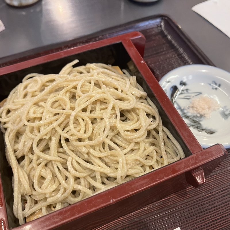 追加汁なし小手挽きせいろ(そば処　久霧)