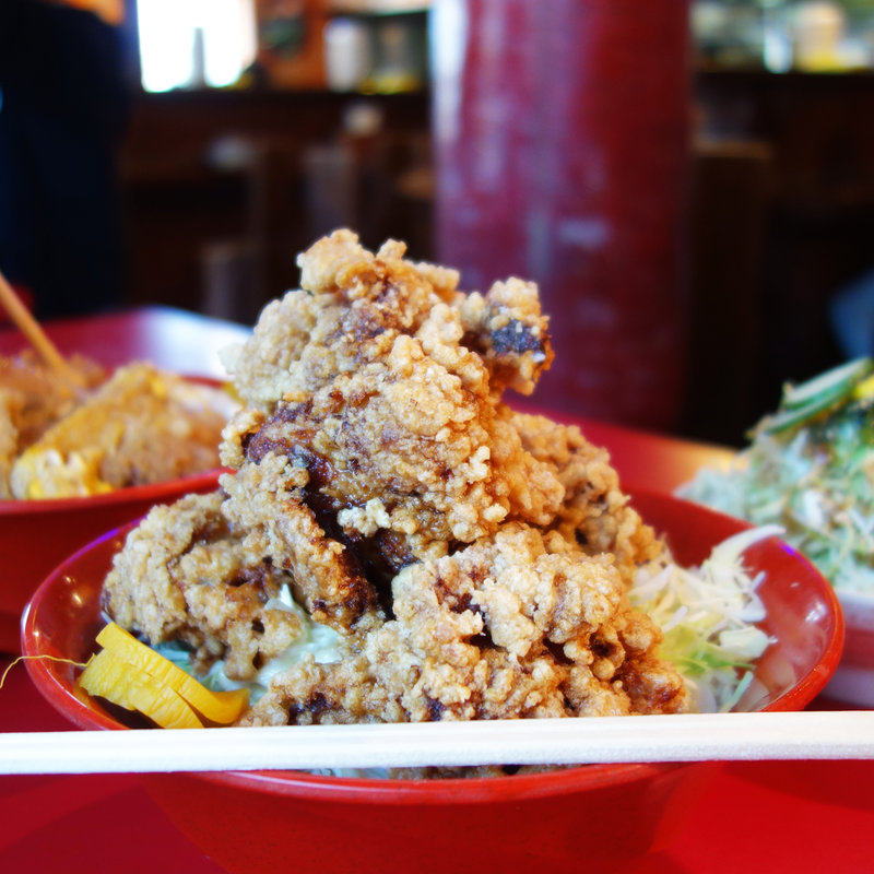 とり唐揚げ丼(大和家（やまとや）)