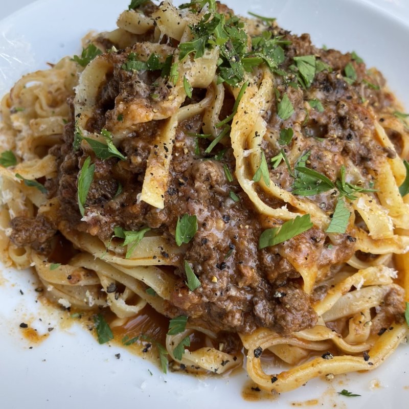 鹿肉のボロネーゼ(TINY GARDEN 蓼科)