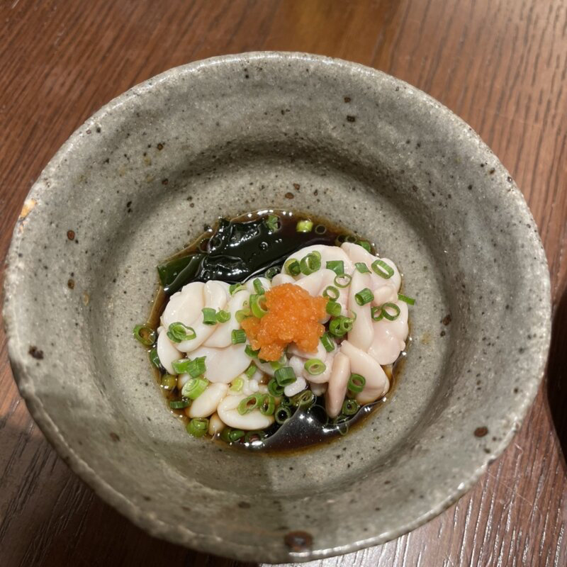 白子ポン酢(九頭龍蕎麦 ムスブ田町店)