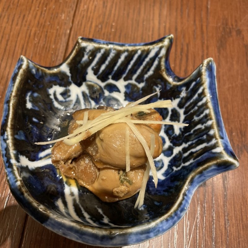 牡蠣の時雨煮(九頭龍蕎麦 ムスブ田町店)