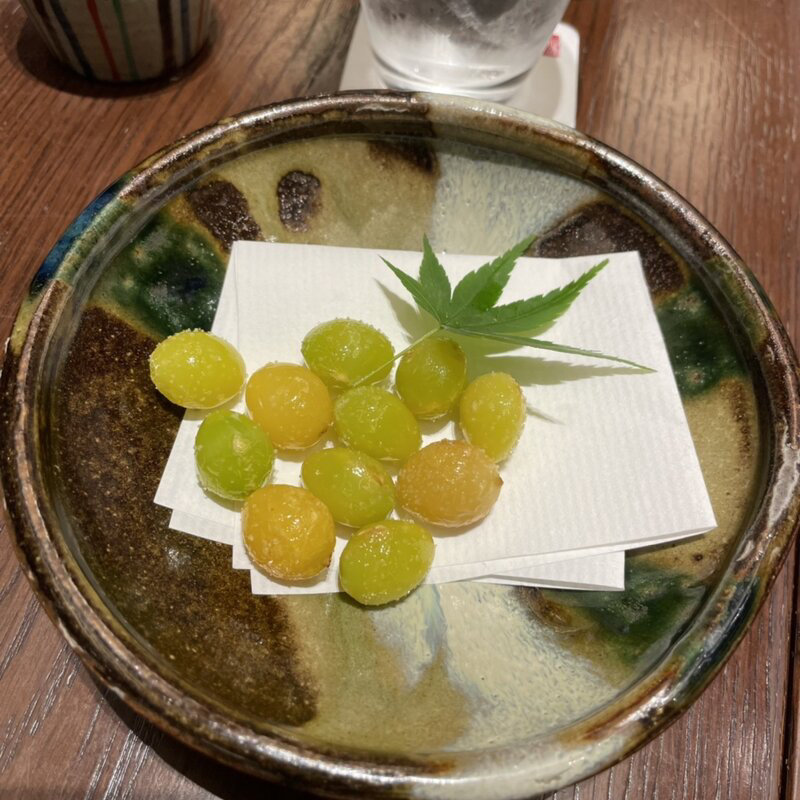 銀杏揚げ(九頭龍蕎麦 ムスブ田町店)