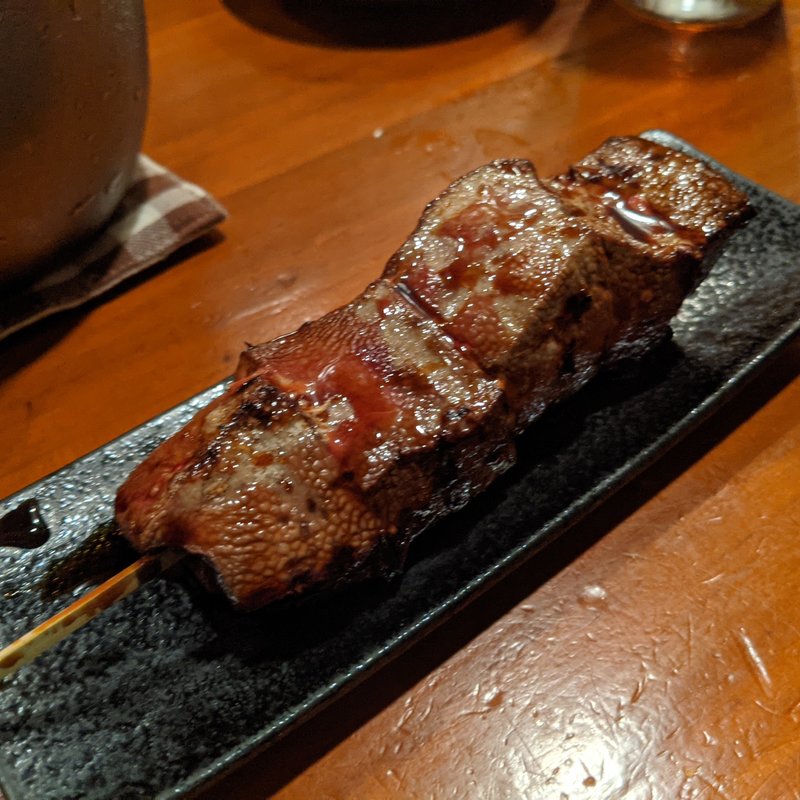 レバーの串焼き(美味ぇ津゛ （うめづ）)