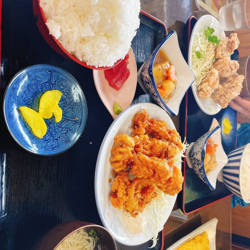 唐揚げ定食(ふじ屋 )