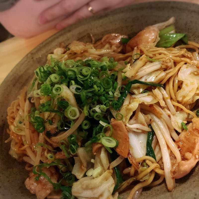 もつ焼きそば(焼鳥・麺処 すずらん)