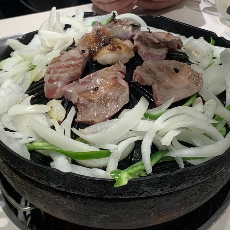 ジンギスカンラムちゃんセット(大衆ジンギスカン酒場 ラムちゃん 御徒町店)