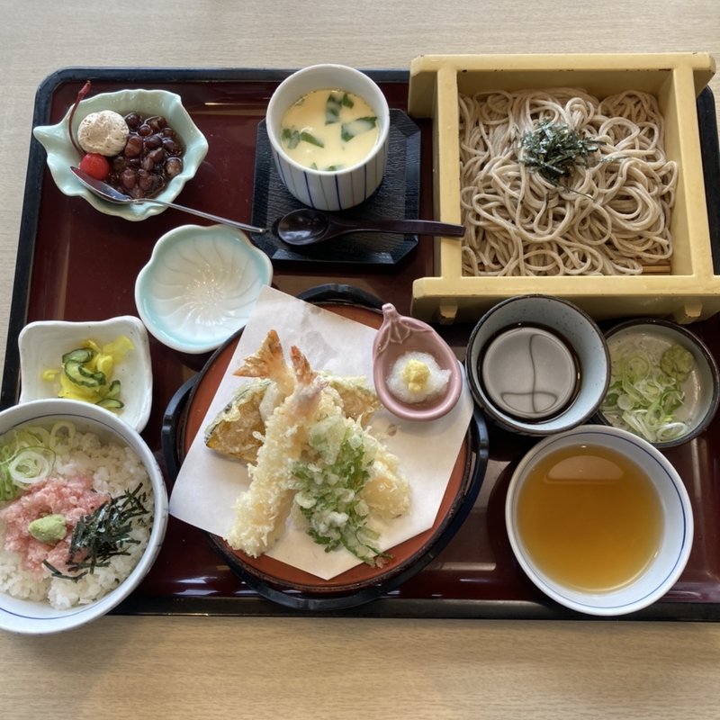 お昼のサガミセット(ねぎとろミニ丼)(サガミ 富田林店)