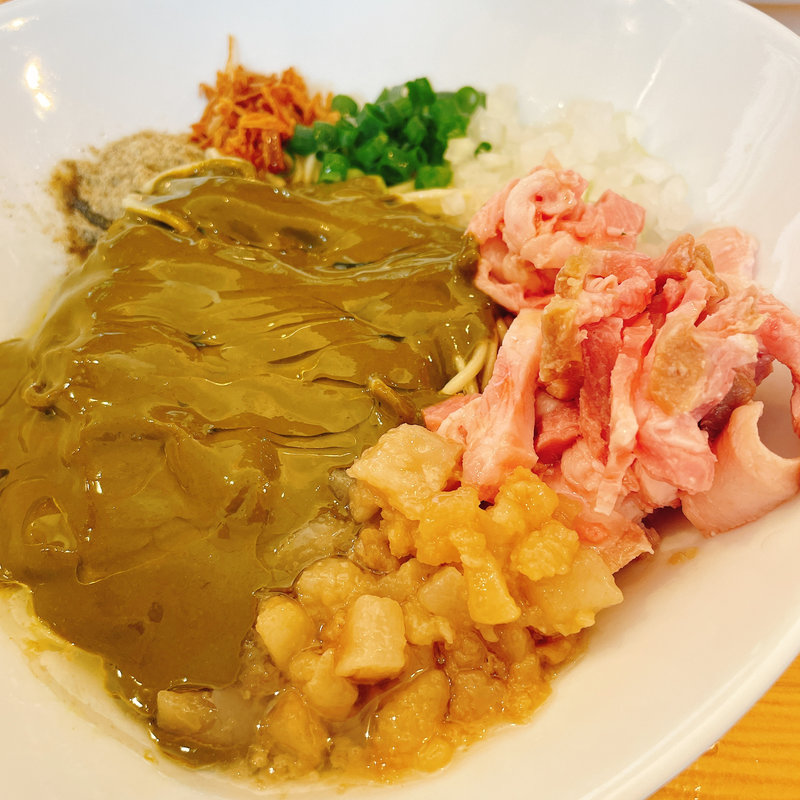 和えだま　鮑きもソース(煮干しらーめん 川むら)