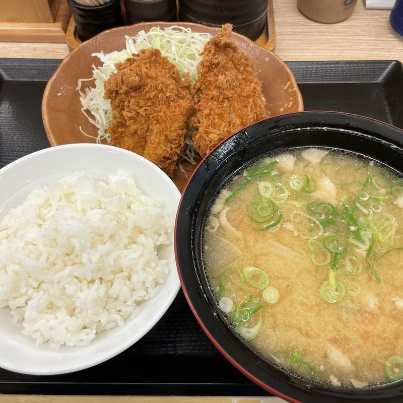 豚汁定食　ヒレカツ(かつや 新宿南口店 )