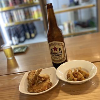 サッポロ赤星ラガービール(大久保酒店)