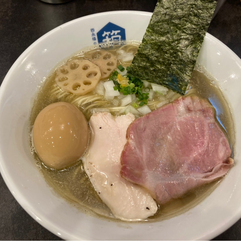 煮干らーめん+味玉+海苔(西永福の煮干箱)