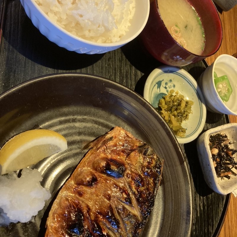 塩さば定食(まるみ)