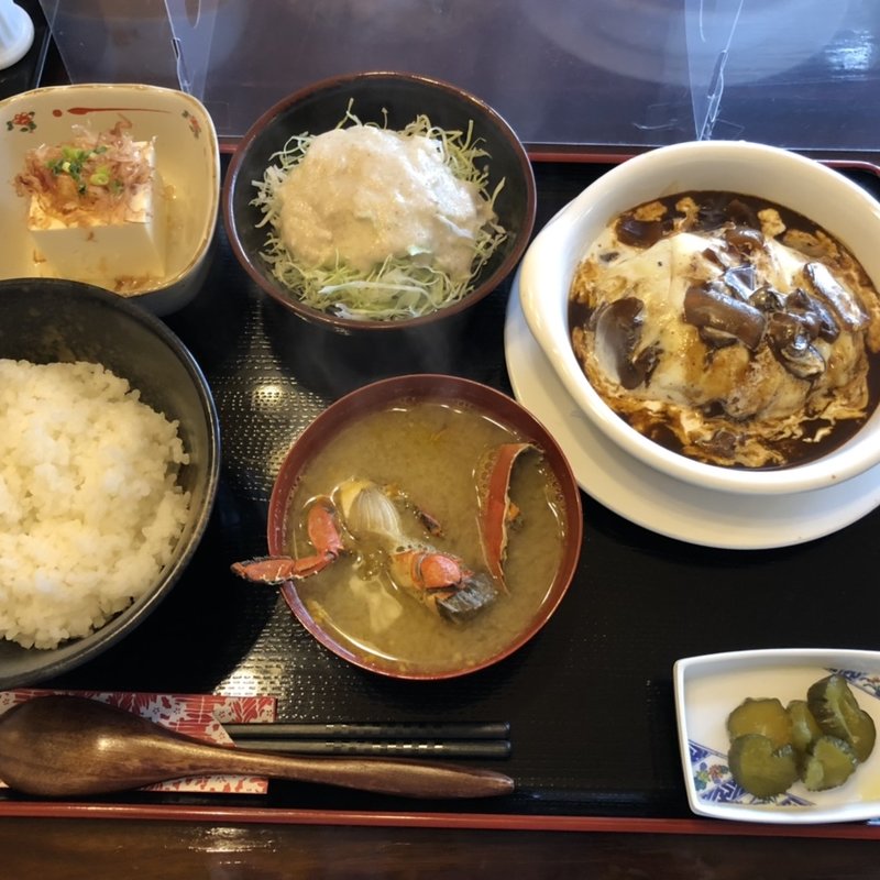 煮込チーズハンバーグ定食(定食家)