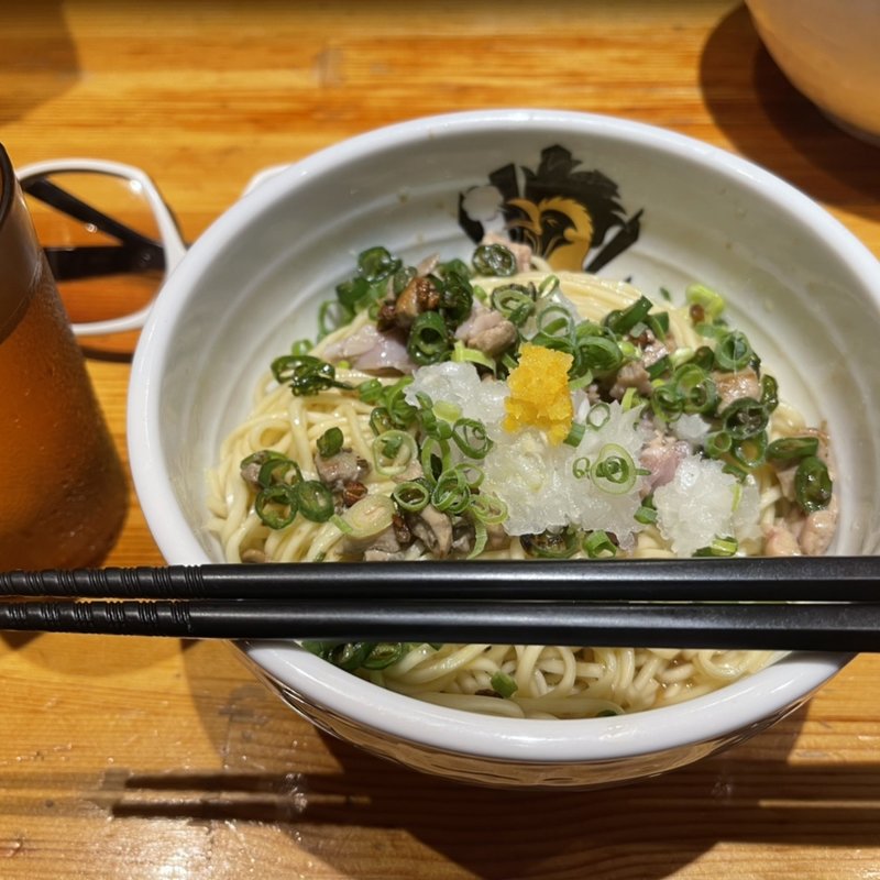 青唐とフォアグラの和え玉（小）(満鶏軒 本郷三丁目店)