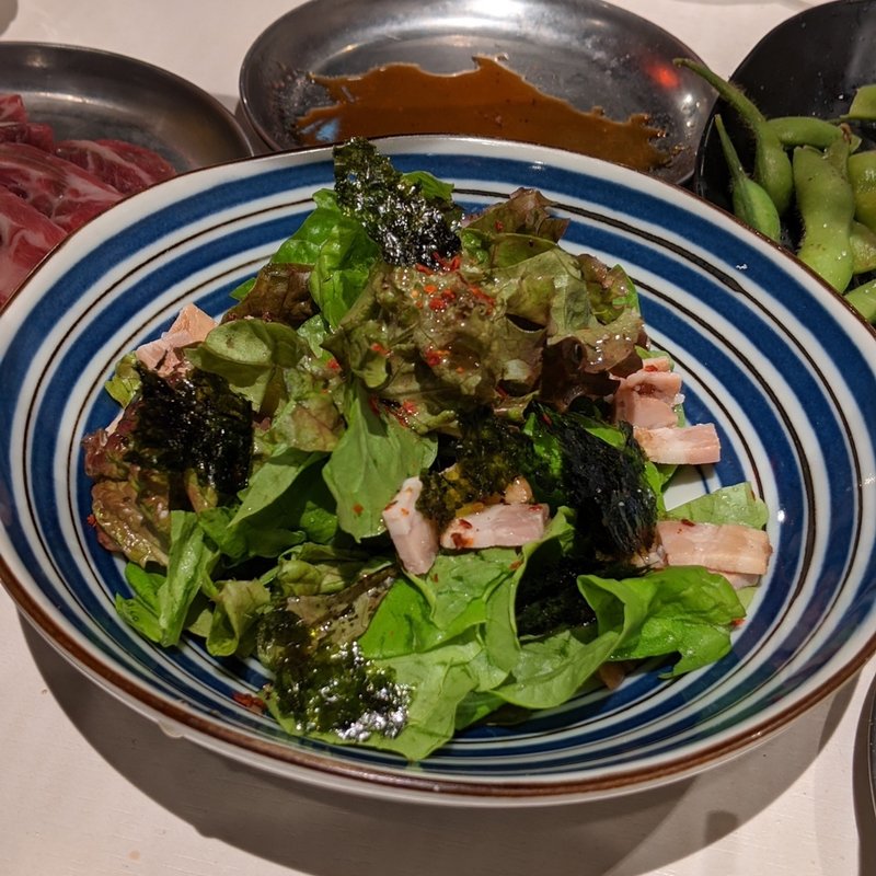 チョレギサラダ(大衆ジンギスカン酒場 ラムちゃん 御徒町店)