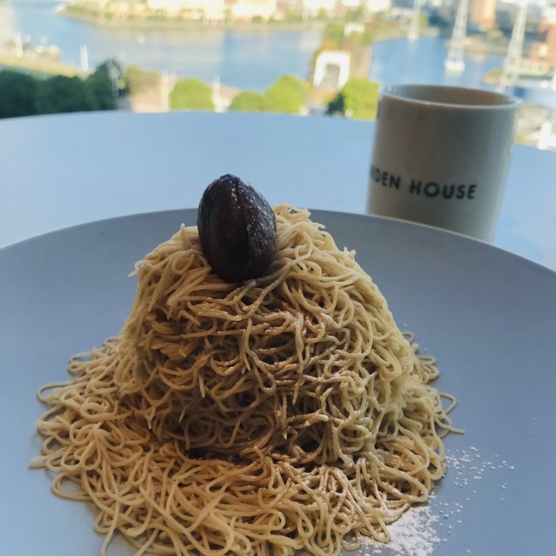 和栗のシルクモンブラン(GARDEN HOUSE MINATOMIRAI ガーデンハウス