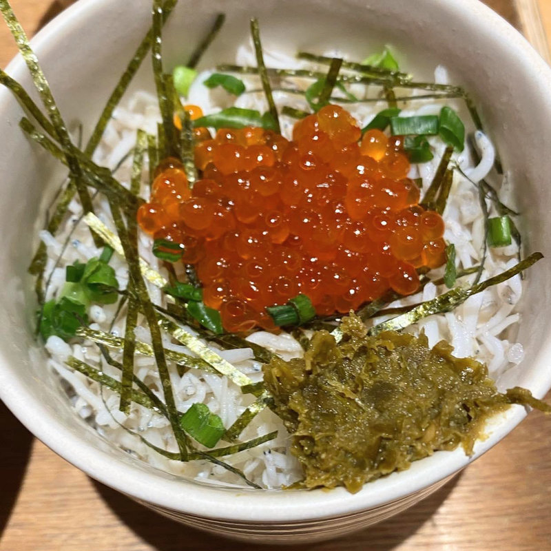 イクラしらすご飯(銀座 風見)