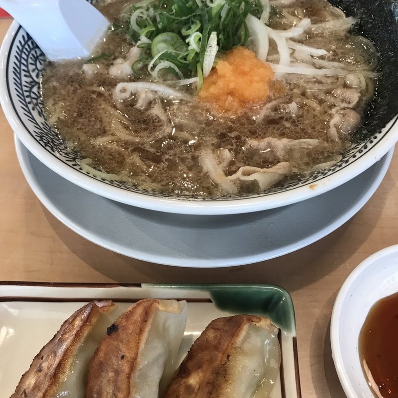 肉そば(丸源ラーメン 練馬関町店)