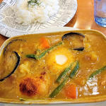 野菜・チャナ豆カリー(Kikuya Curry （キクヤ　カリー）)