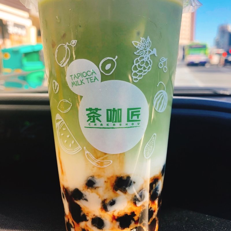 宇治抹茶タピオカ(茶咖匠 茗荷谷店)