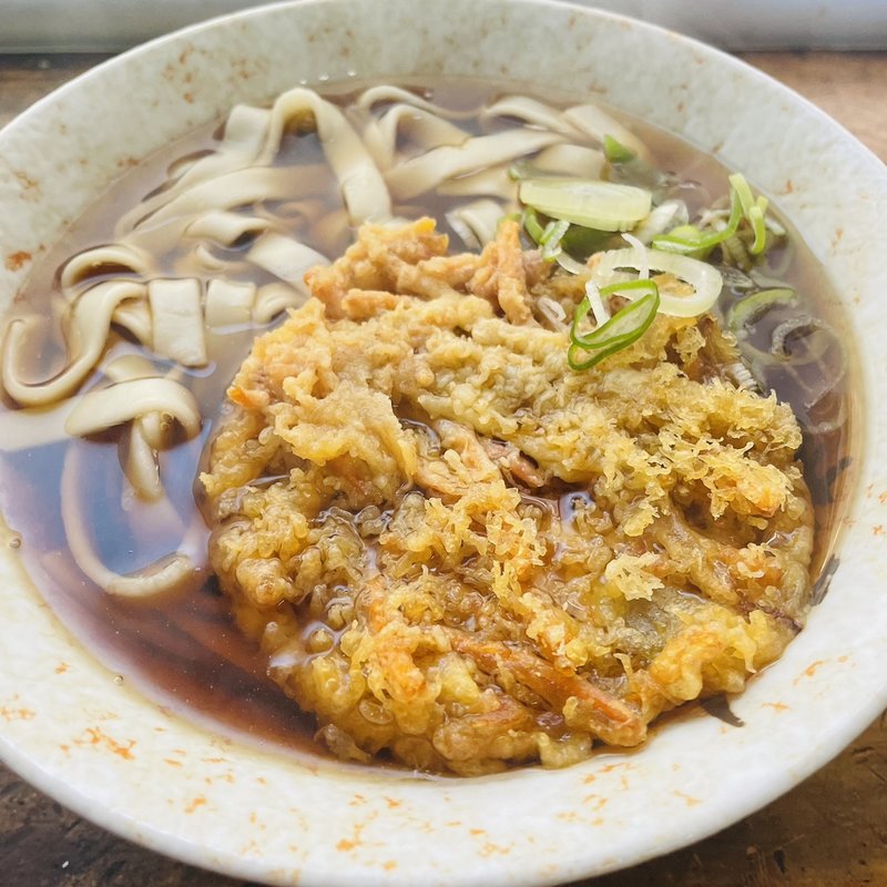 天ぷらそば(立喰いそば 山田製麺所 本店)
