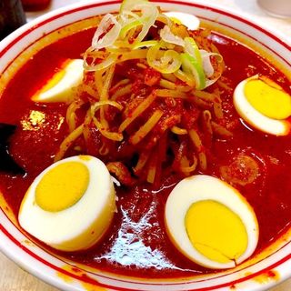 味噌卵麺(蒙古タンメン中本 渋谷店)
