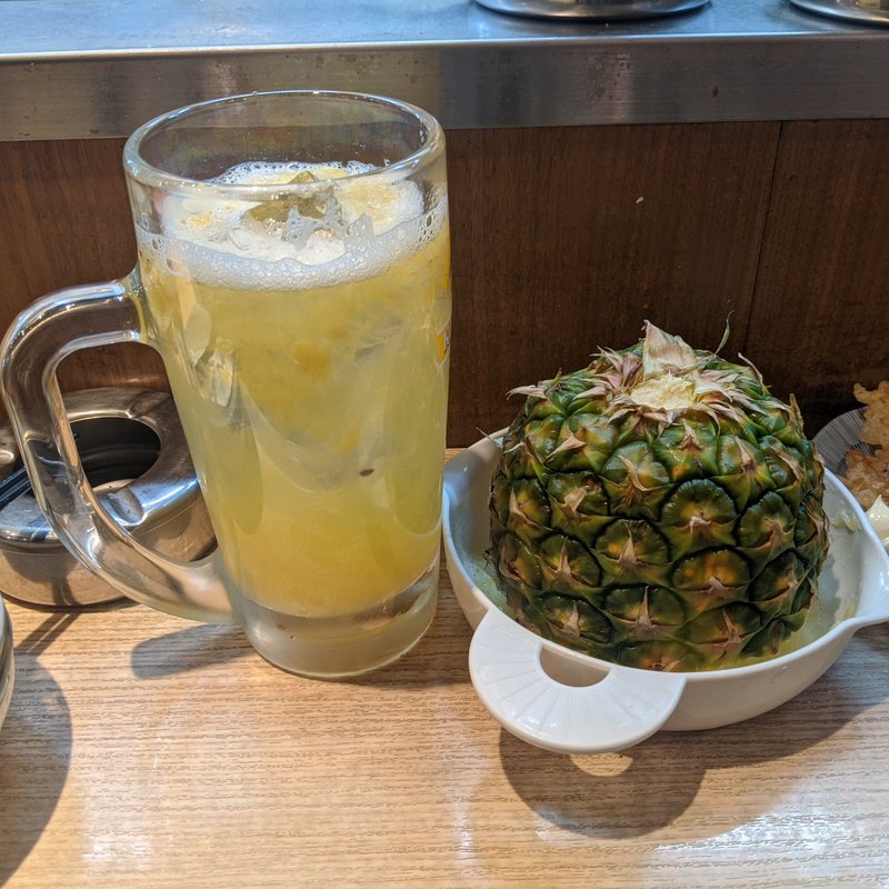 生搾りパイン割り(晩杯屋 高円寺純情店 )