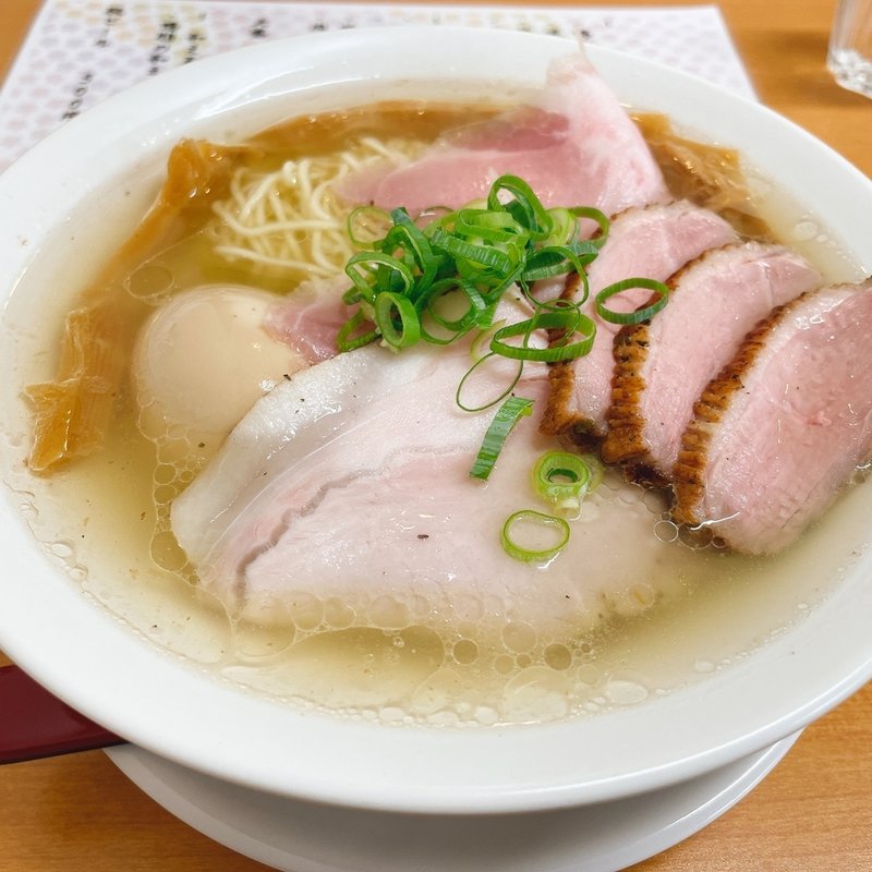 特製鴨出汁塩中華そば(中華そばドナルド)